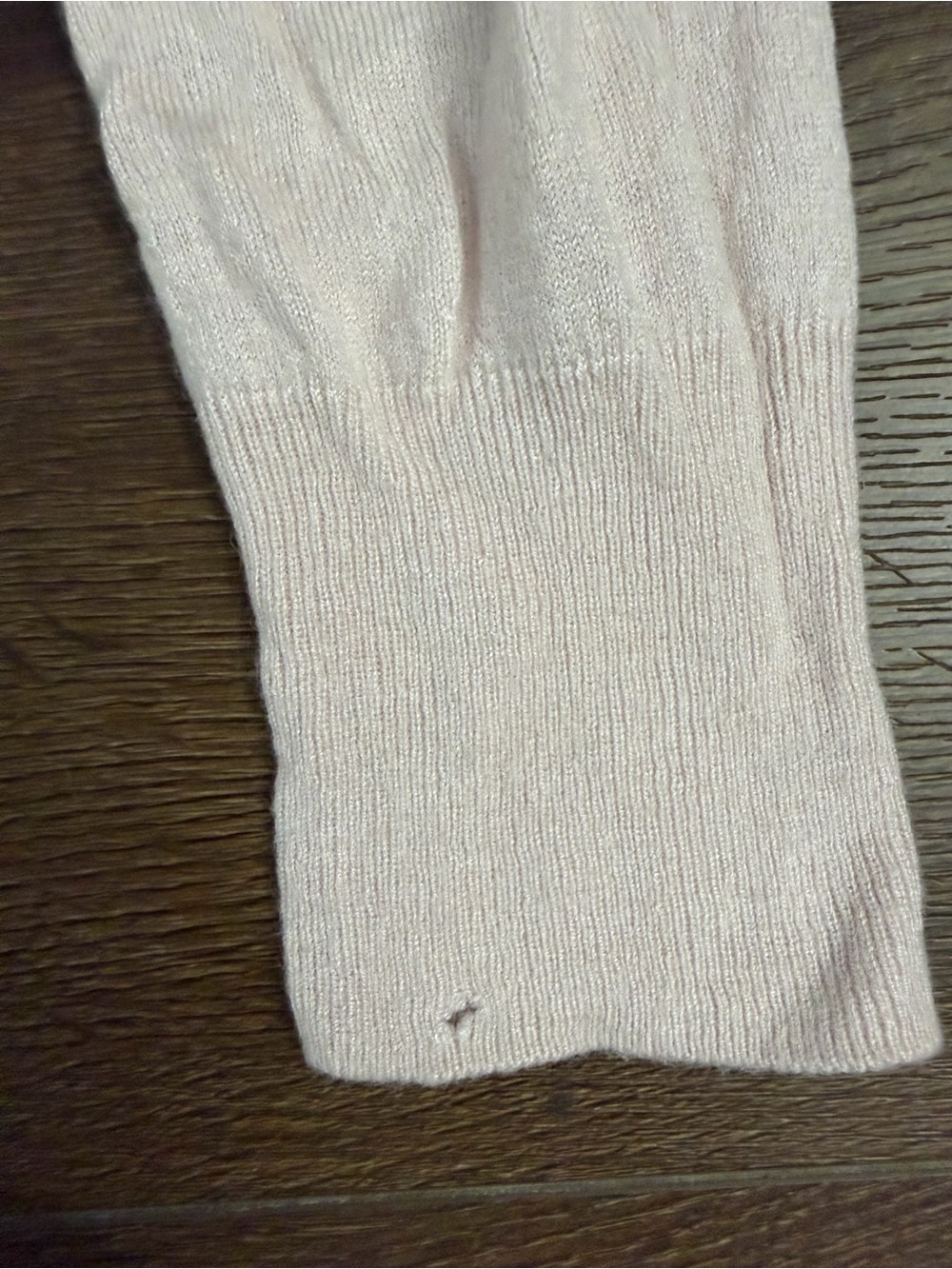 H&M Pale Pink Button-Front Cropped Cardigan - Picture 3 of 4